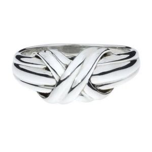 Tiffany and Co. Sterling Silver Knot Ring